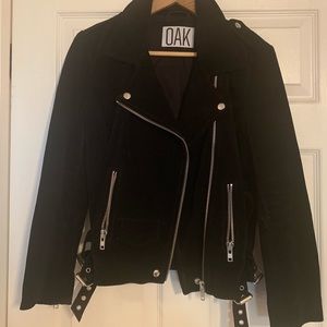 Oak NYC Suede Rider Jaket